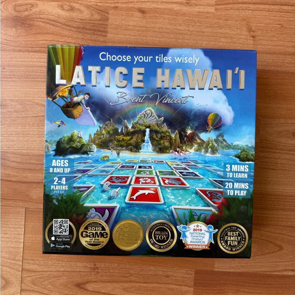 Latice Hawaii Board Game by - Colorful Strategy Game